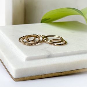 Forever21 Set of 5 Gold Stacking Rings